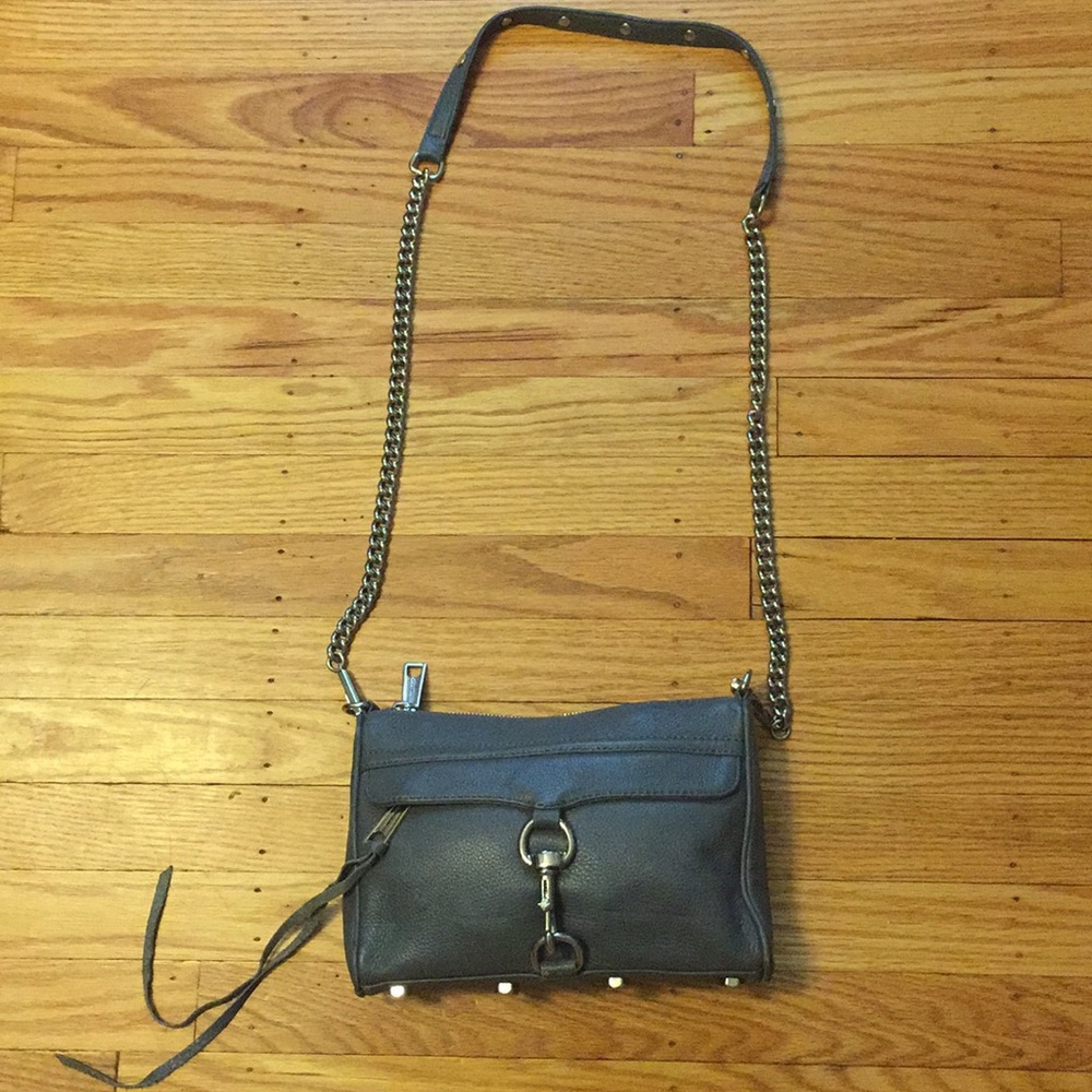 Rebecca minkoff Mini mac crossbody in grey